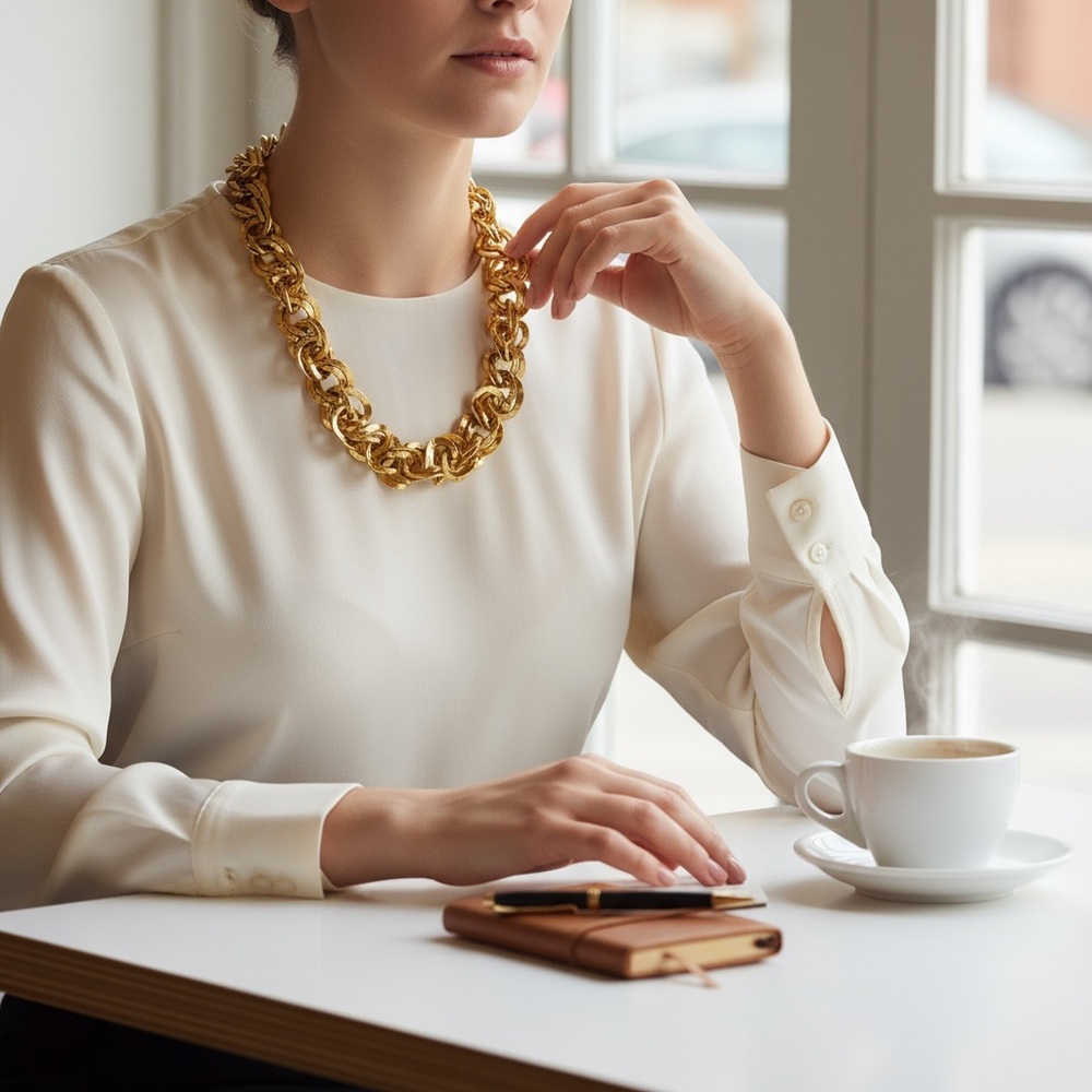 Elegant Gold Chain Necklace